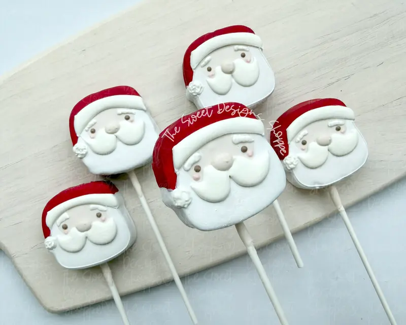 Chunky Santa Face - Cake Pop Maker Set ( Cutter & Pusher)