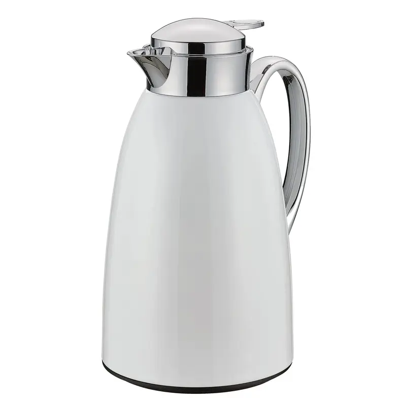 Cilio Venezia 1 Liter Insulated Flask, Stainless Steel White