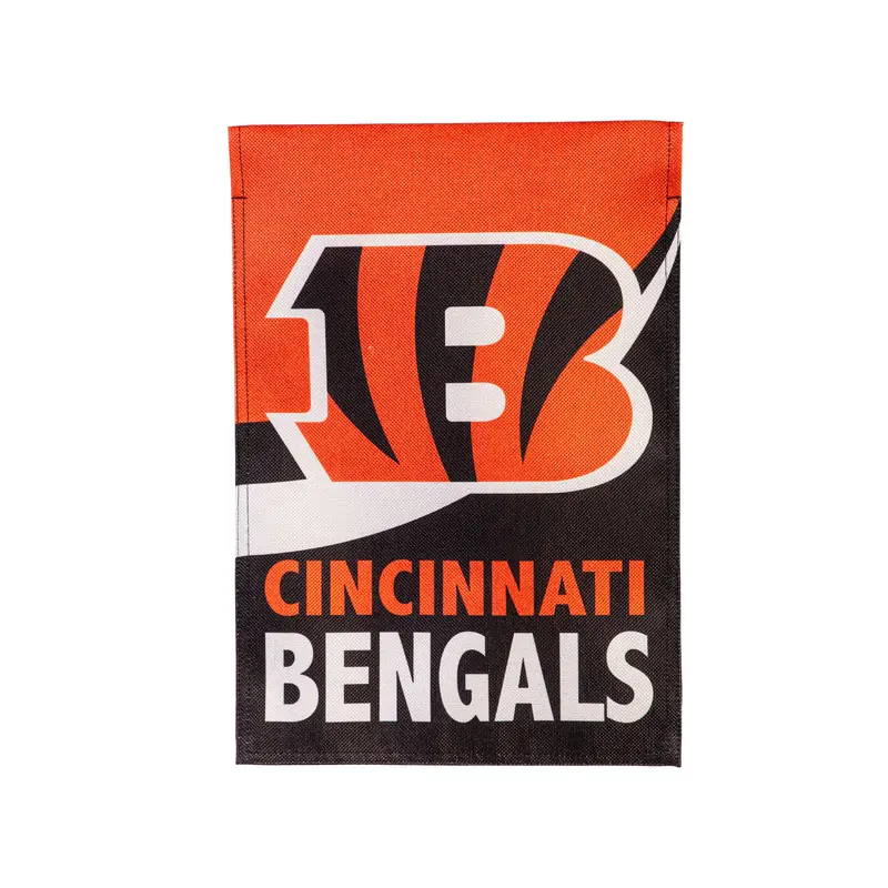 Cincinnati Bengals Burlap Flag GDN Size