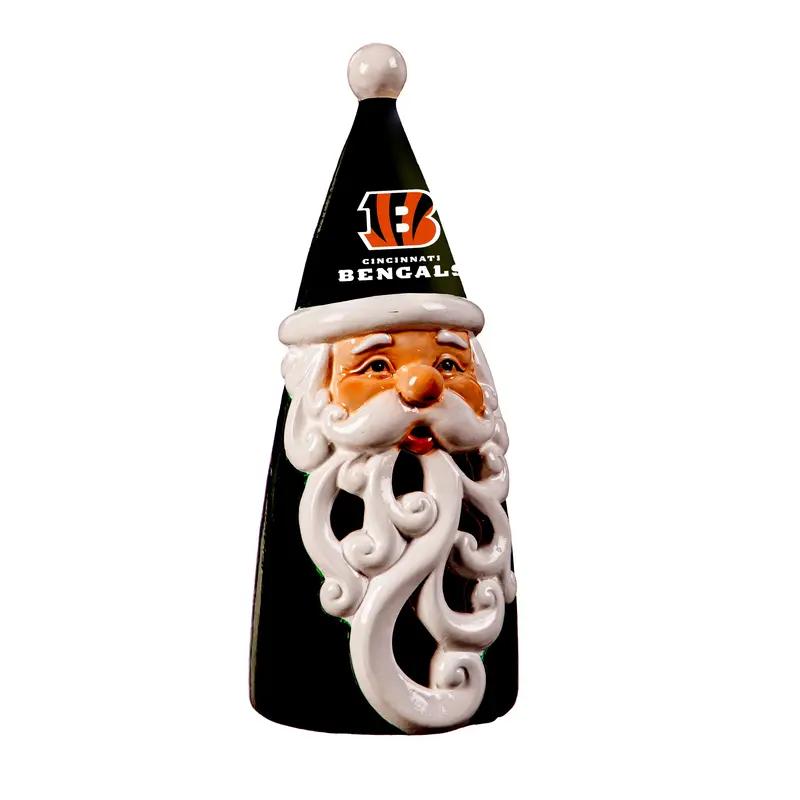 Cincinnati Bengals Santa LED Statuary, 8"