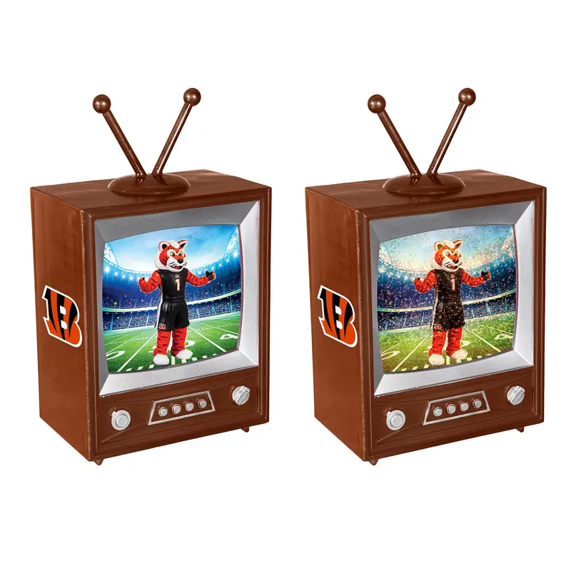 Cincinnati Bengals Vintage TV Water Lantern
