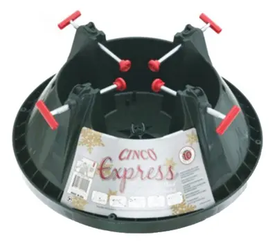 Cinco Express Plastic Real Christmas Tree Stand 10 ft. - Open Box