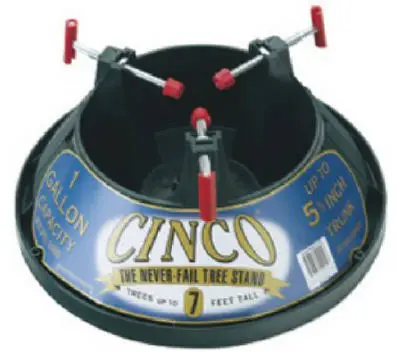 Cinco Express Plastic Real Christmas Tree Stand 8 ft. - Deal of The Week