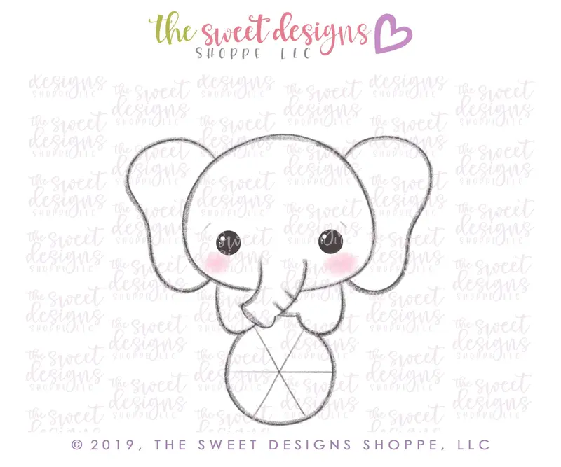 Circus Elephant - Cookie Cutter