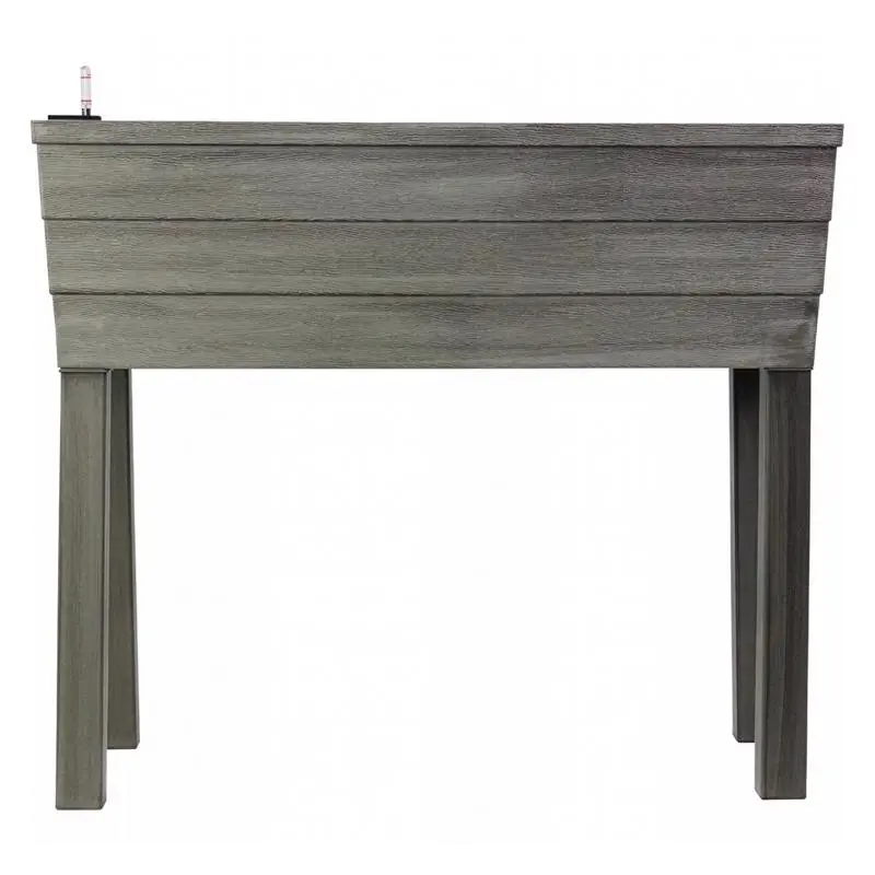 City Pickers 28.75 in. H X 13.25 in. W X 33.13 in. D Resin Raised Garden Bed Driftwood
