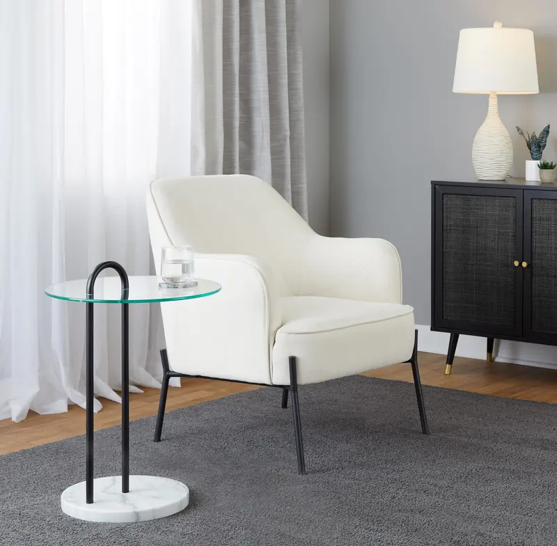 Claire Side Table By LumiSource