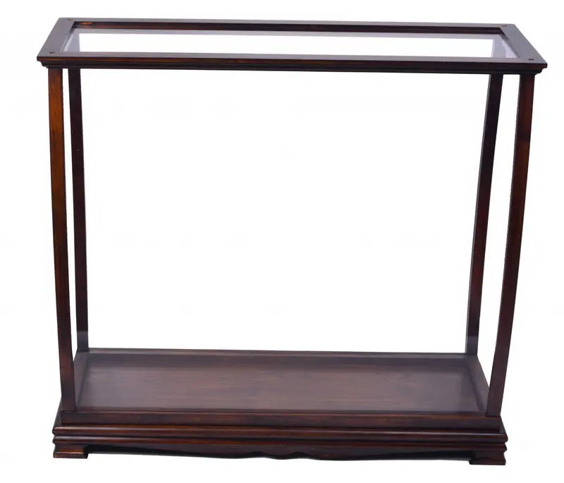 Classic Brown For Midsize Tall Ship Display Case By Homeroots