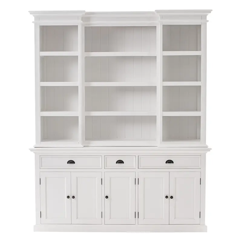 Classic White Large Kitchen Hutch By Homeroots
