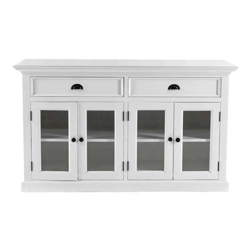 Classic White Small Buffet Table By Homeroots