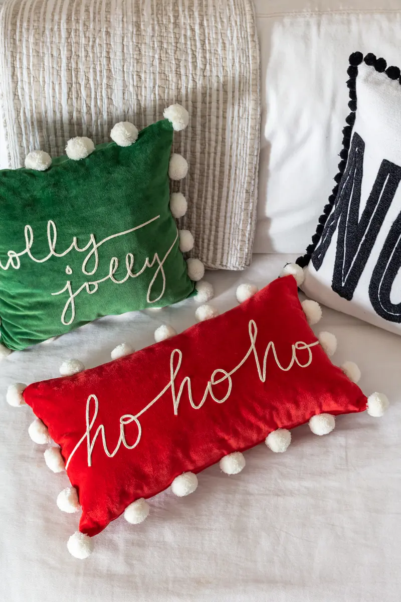 Claus Pillow Case Set of 2 By Accent Decor