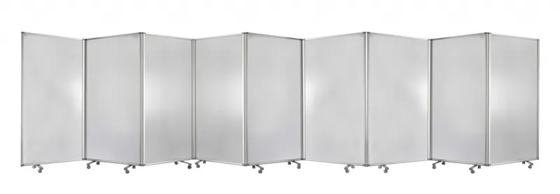 Clear Metal Panel Resilient Screen By Homeroots - 370389