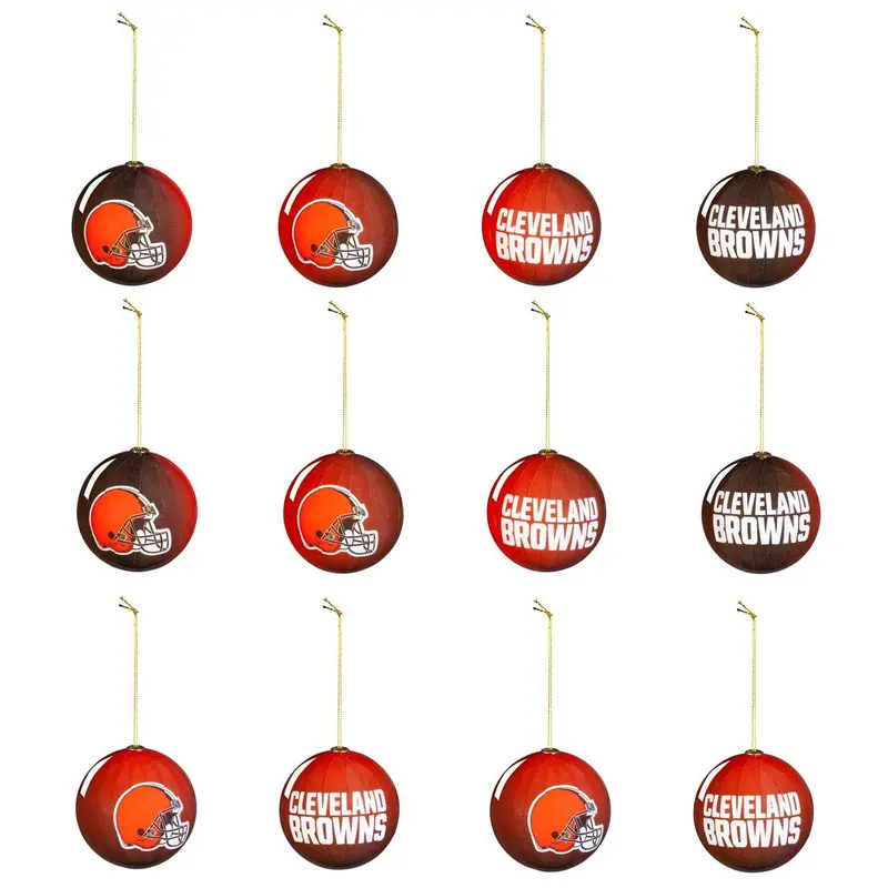 Cleveland Browns 12pc Ornament Set