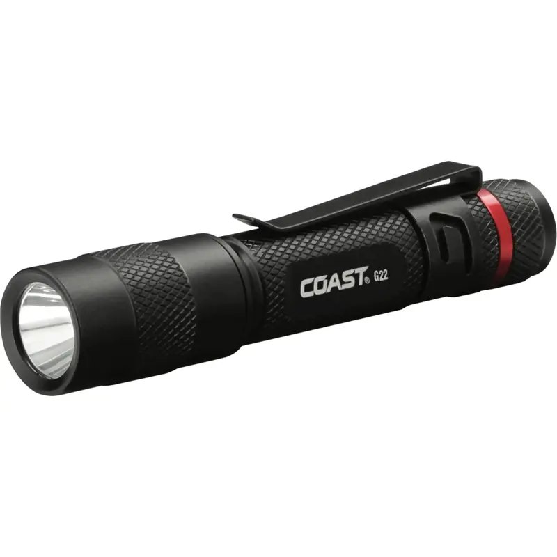 Coast G22 Black Aluminum 100 lm. LED Flashlight 3.65 L x 0.5 H x 0.5 W in. with AAA Battery - Open Box