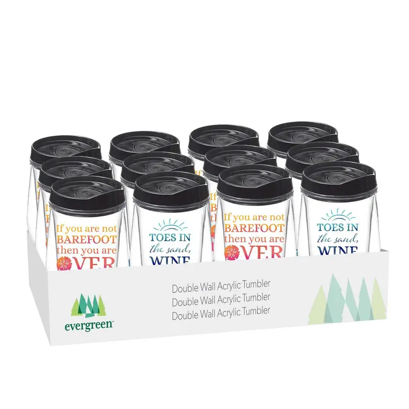 Coastal Double Wall Acrylic Tumbler, CDU
