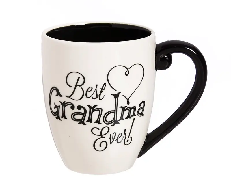 Coffee Cup Ceramic Cup O' Java, Best Grandma Ever, 17oz, Gift Box