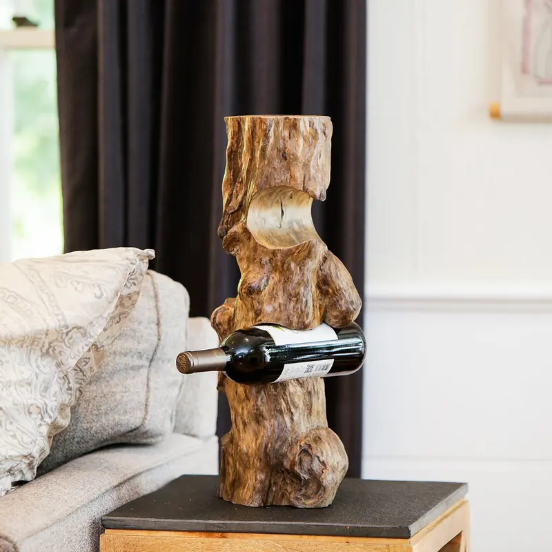 Coffee Root Wine Holder Set of 2 By Garden Age Supply