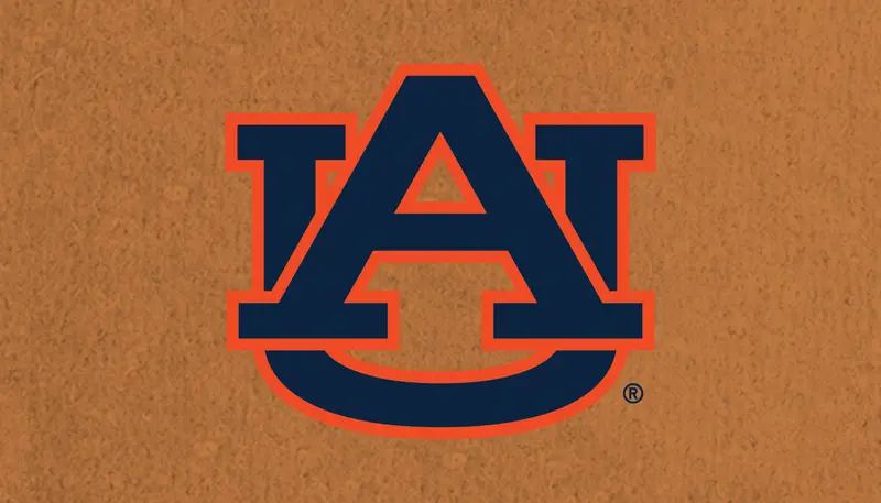 Coir Mat, 16"x28", Auburn University,2rm928usa