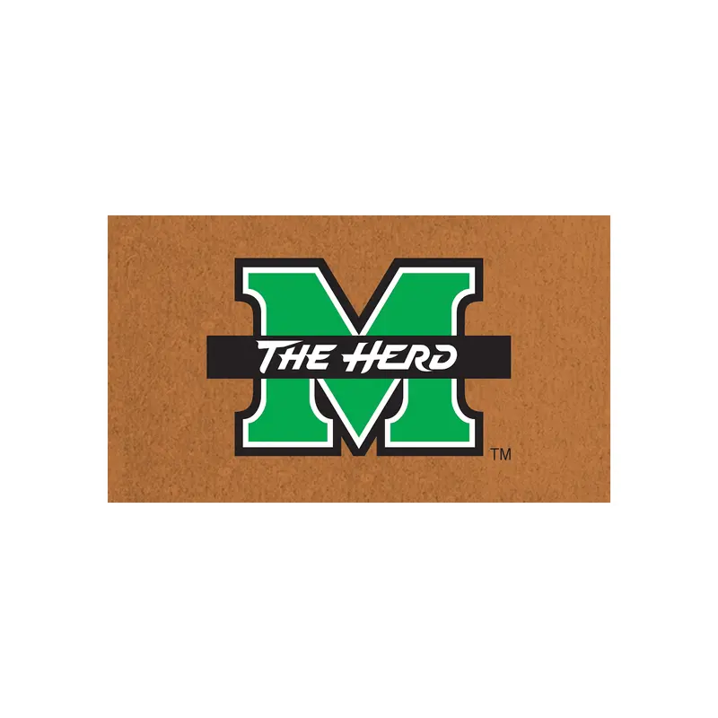 Coir Mat, 16"x28", Marshall University