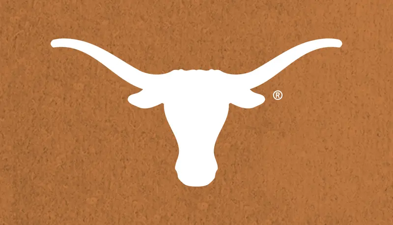 Coir Mat, 16"x28", University of Texas,2rm999usa