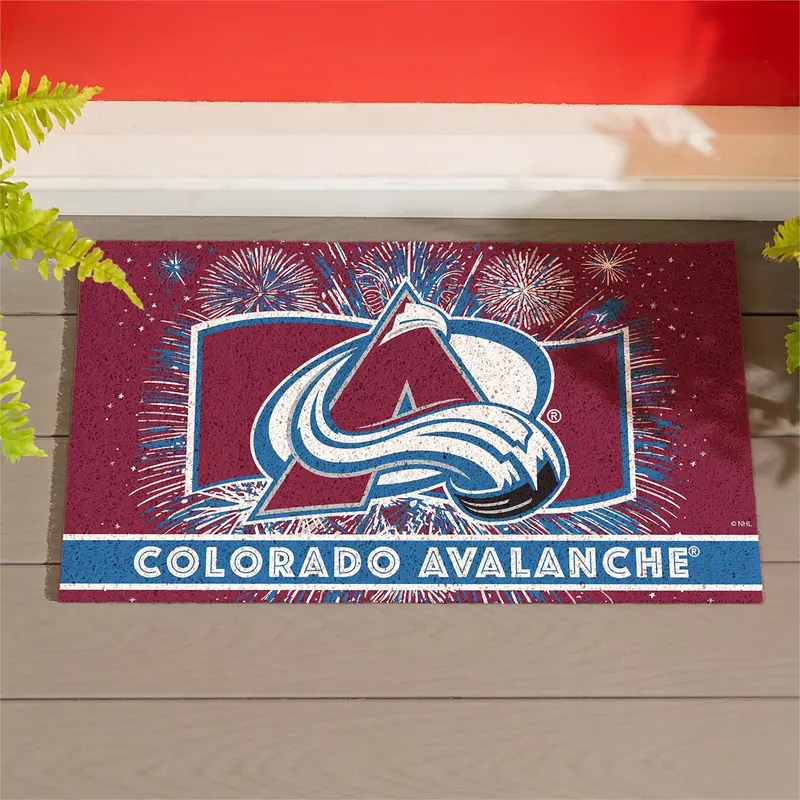 Colorado Avalanche Patriotic PVC Mat, 28"x16"