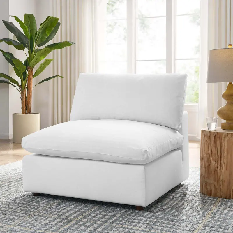 Commix Down Filled Overstuffed Armless Chair By Modway - EEI-3270