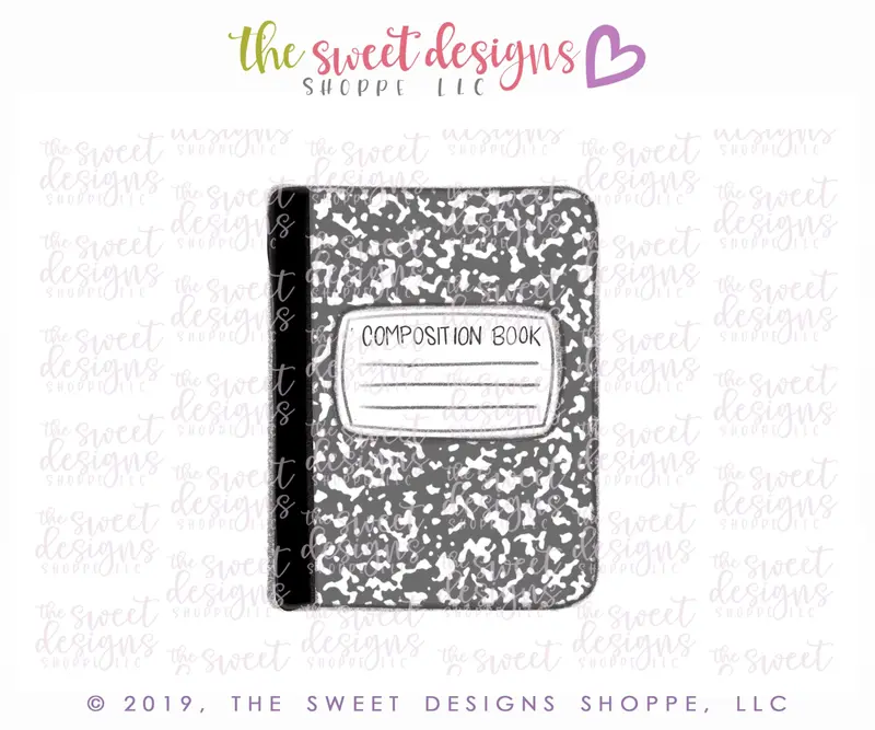 Composition Notebook - Cookie Cutter