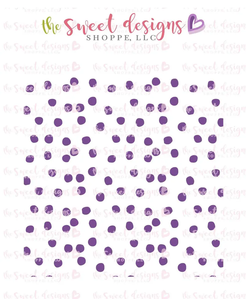 Confetti / Snow Stencil