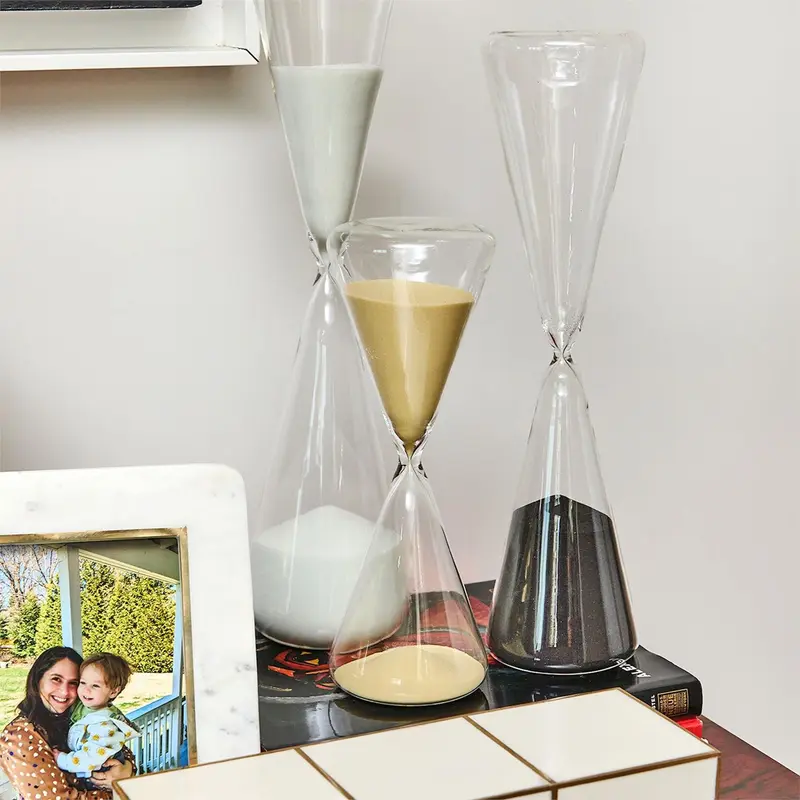 Conical Sand Timer - Glass Set Of 6 By Tozai Home