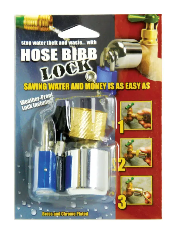 ConservCo Water Theft Hose Bibb Lock with Padlock - Deal of The Week