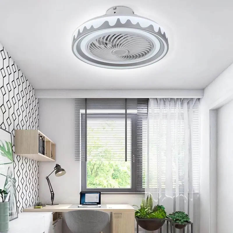 Contemporary Ceiling Fan and Light By Homeroots