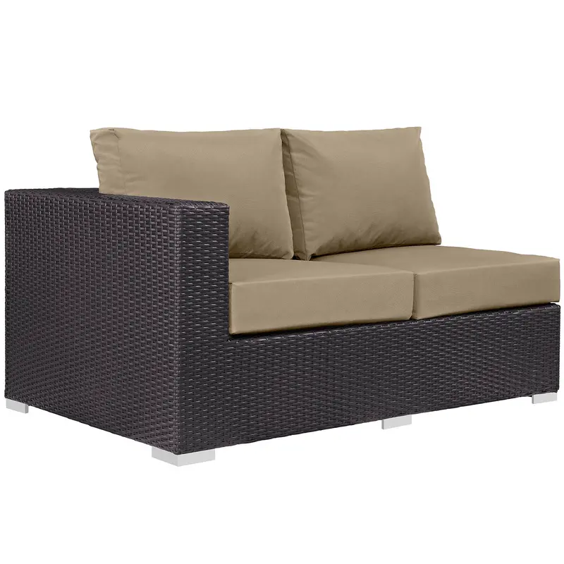 Convene Outdoor Patio Left Arm Loveseat By Modway - EEI-1842
