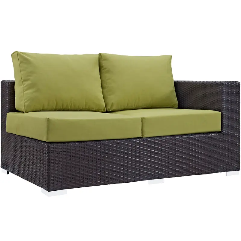 Convene Outdoor Patio Right Arm Loveseat By Modway - EEI-1841