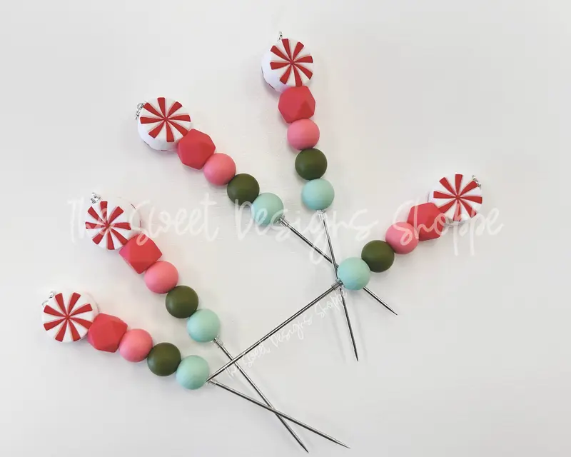 Cookie Scribe - "Christmas Peppermint" - Cookie Decorating Tool - 6" Long.