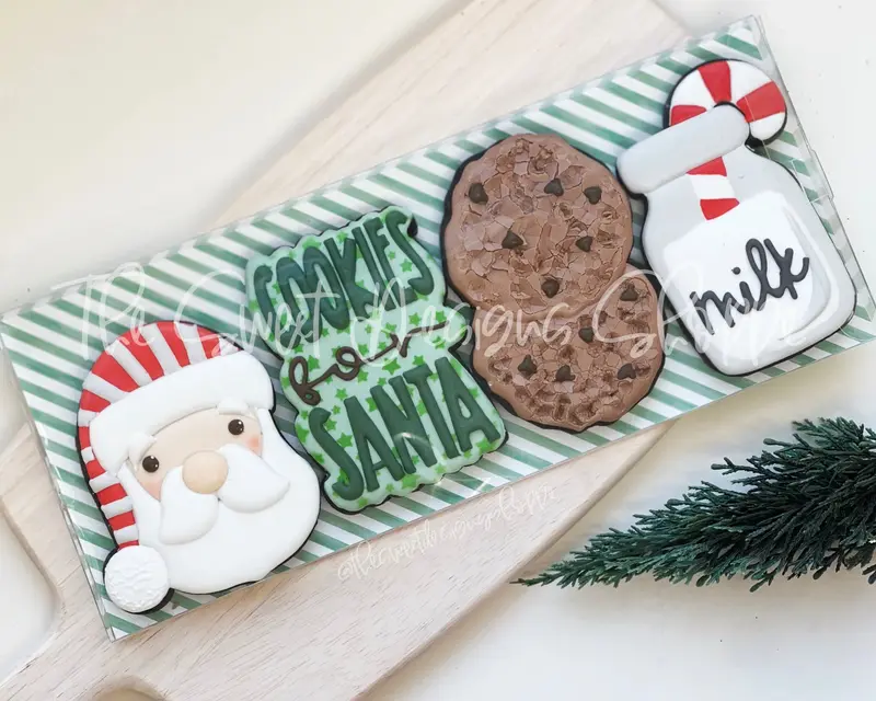 Cookies and Milk for Santa Cookie Cutters Set - Set of 4 - Cookie Cutters
