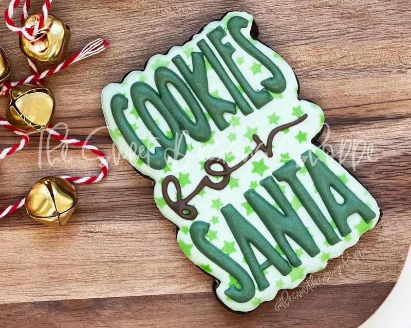 Cookies for Santa Plaque - Cookie Cutter