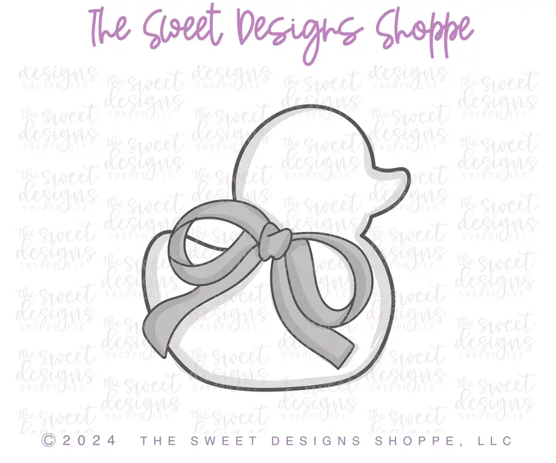 Coquette Duck - Cookie Cutter