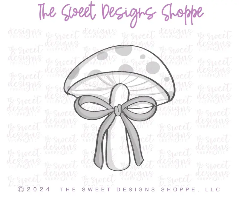 Coquette Mushroom - Cookie Cutter