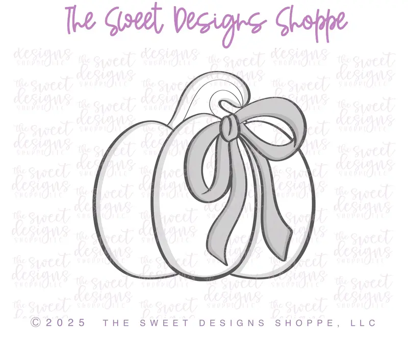 Coquette Pumpkin - Cookie Cutter