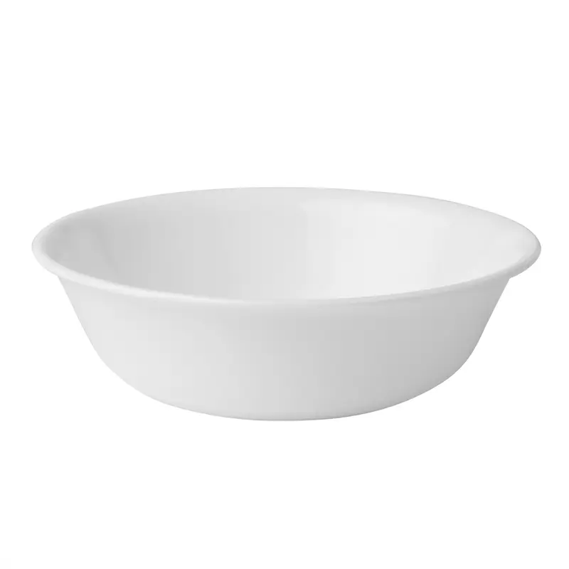 Corelle 18 oz. Winter Frost Glass/Porcelain Soup/Cereal Bowl 6.25 in. Dia. 1 pk (Pack of 6) - Deal of The Week