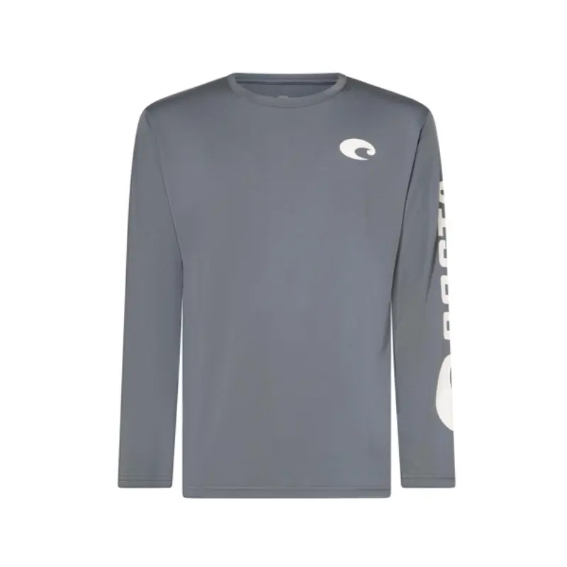 Costa M Long Sleeve Men's Crew Neck Shark Technical Crew Tee Shirt
