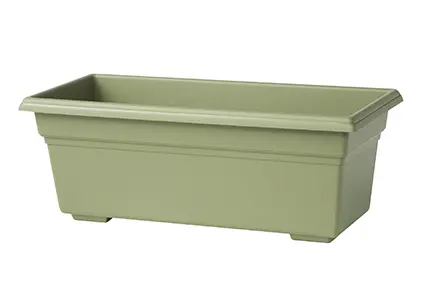 Countryside Flower Box Planter Sage 30 in x 8 in x 6.5 in