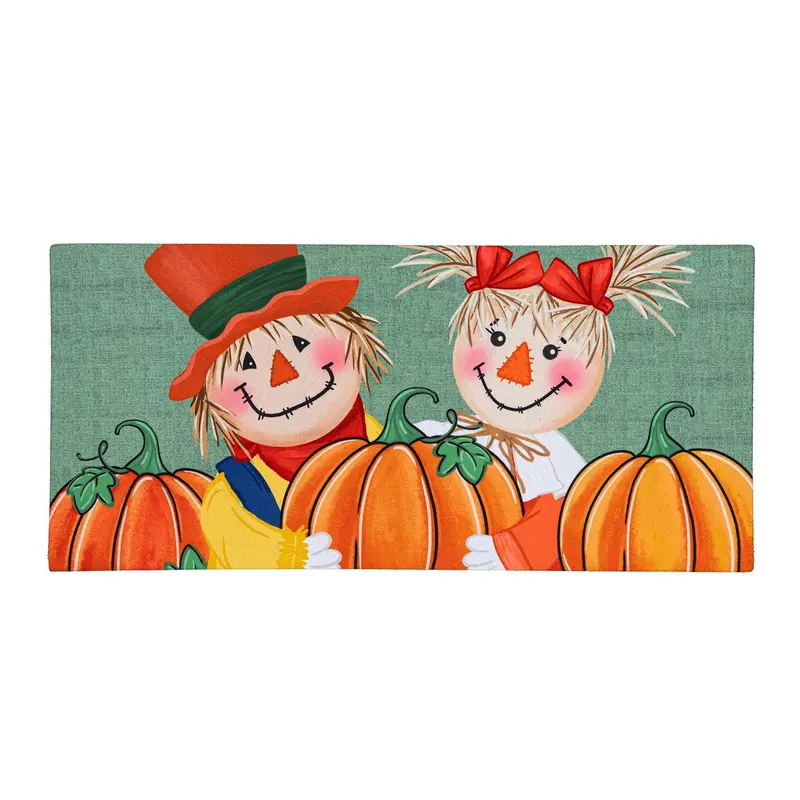 Couple Of Scarecrows Sassafras Switch Mat_x000D_