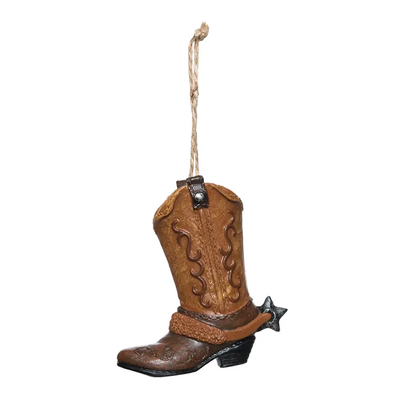Cowboy Boot w/spur Ornament