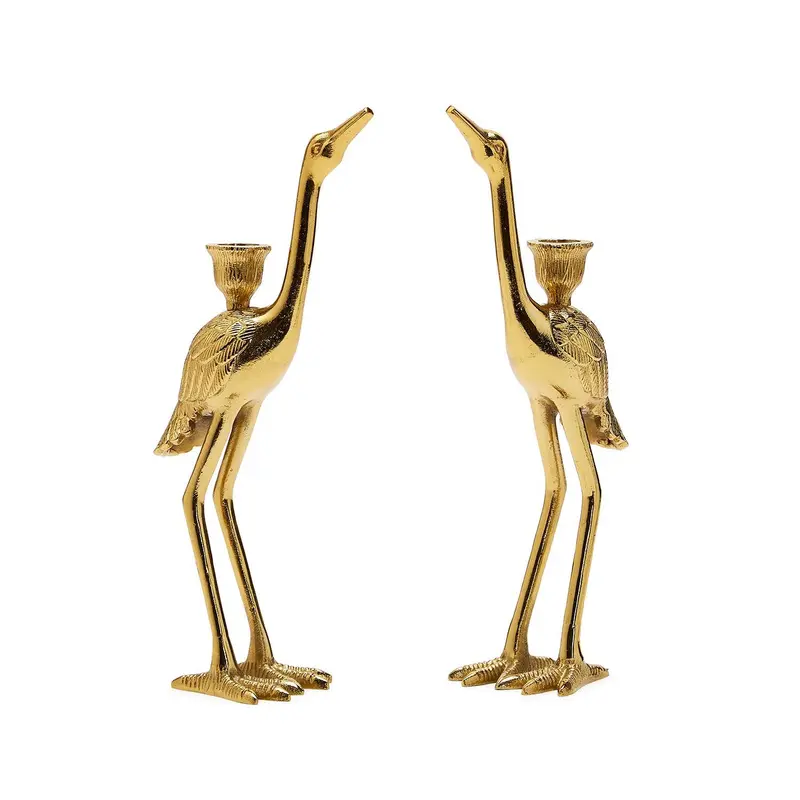 Crane Candle Holder Set Of 8 By Tozai Home