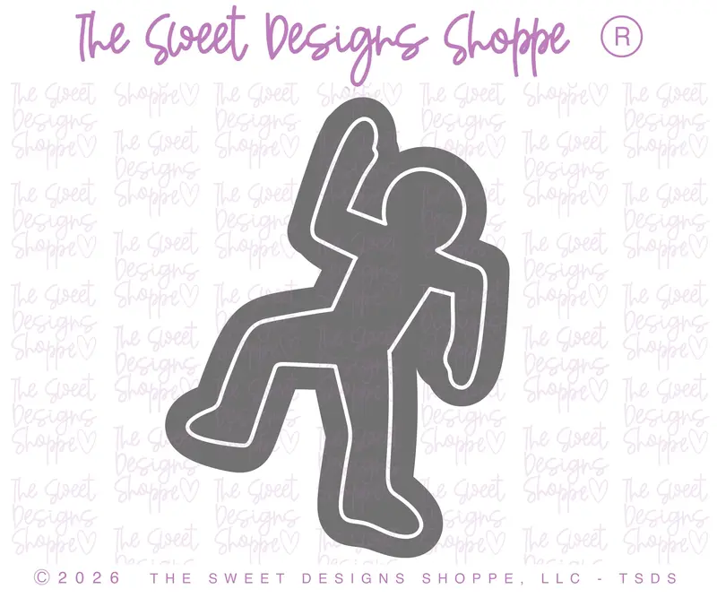 Crime Scene Body - Cookie Cutter