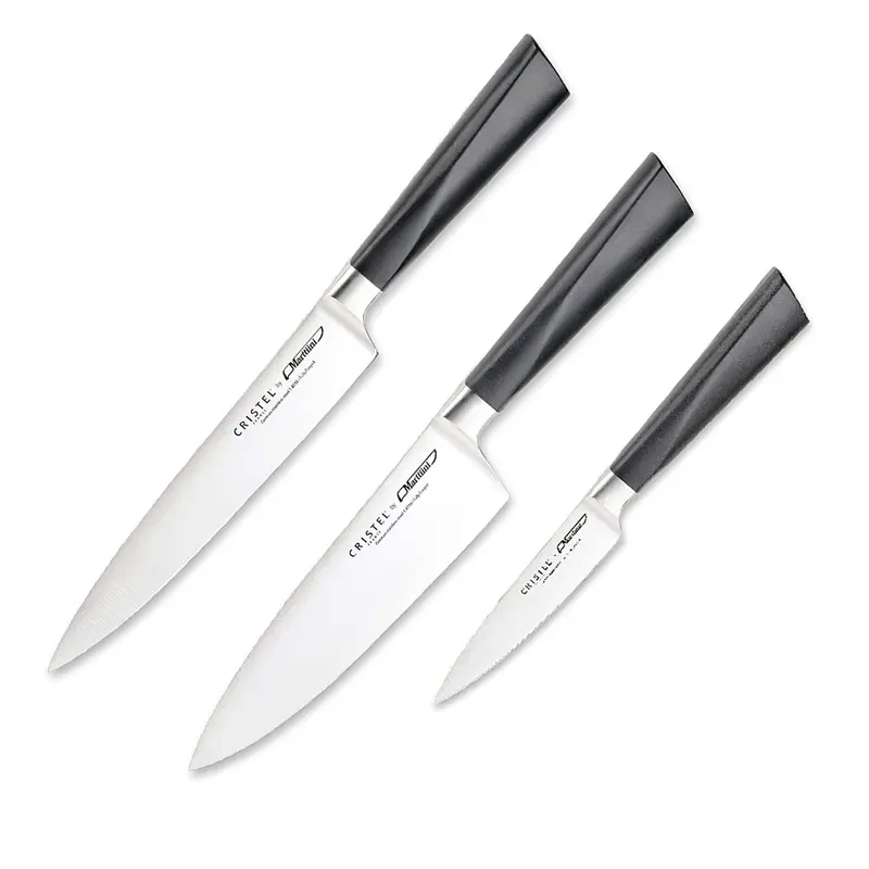 CRISTEL, 1.4116 grade stainless Steel Set of 3 Knives includes