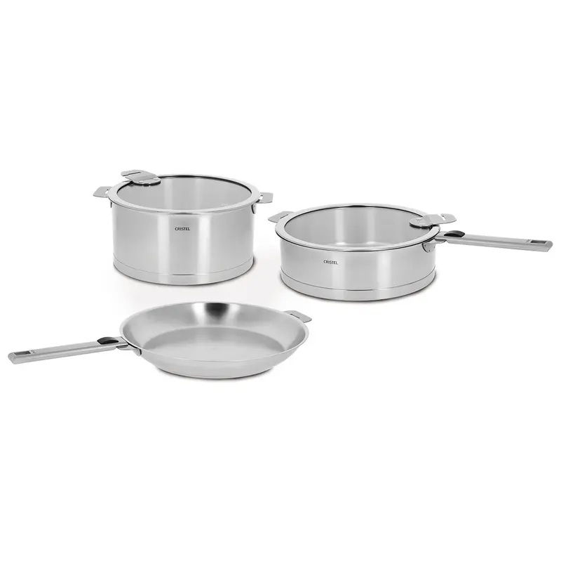 Cristel Strate 7-Piece Cookware Set