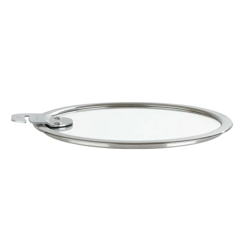 Cristel Strate Detachable Handle 10'' Flat Glass Lid