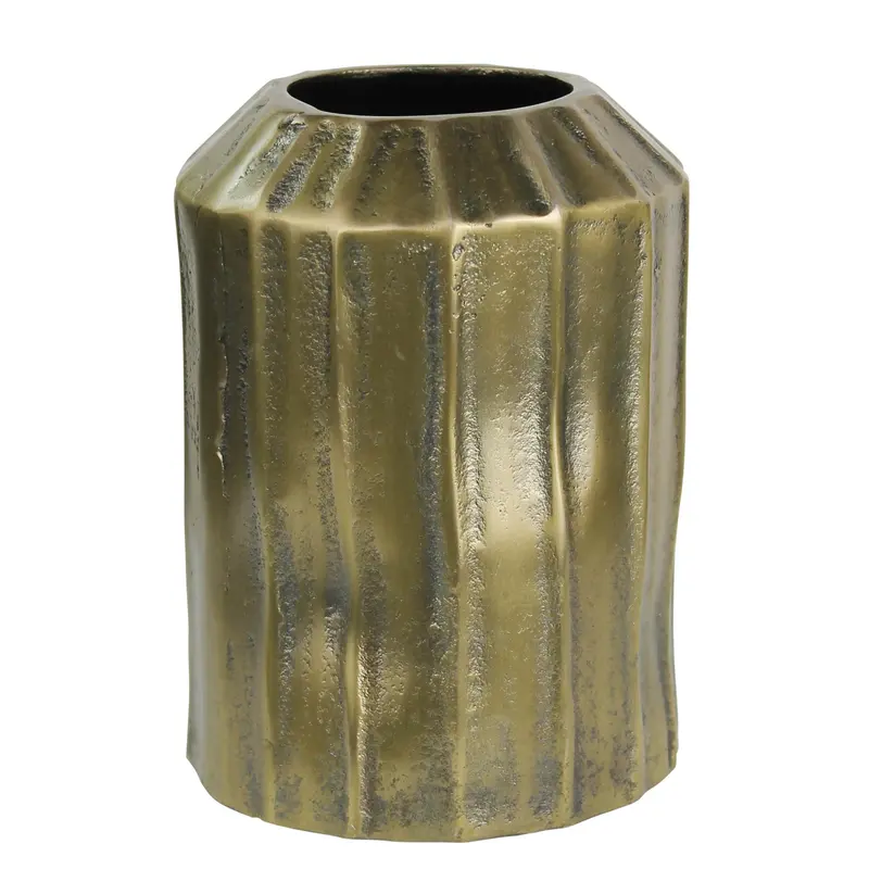 Croft Vase, Brass - Medium Set Of 3 By HomArt