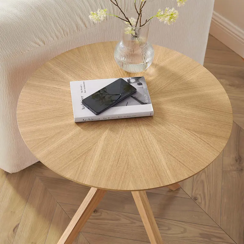 Crossroads 24” Round Wood Side Table By Modway - EEI-6558